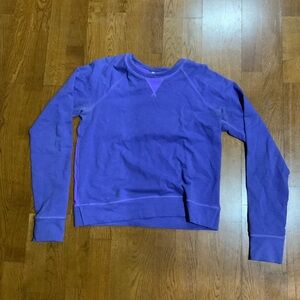 lululemon athletica Purple Crew Neck Sweater